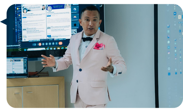 Leo Parra en acción