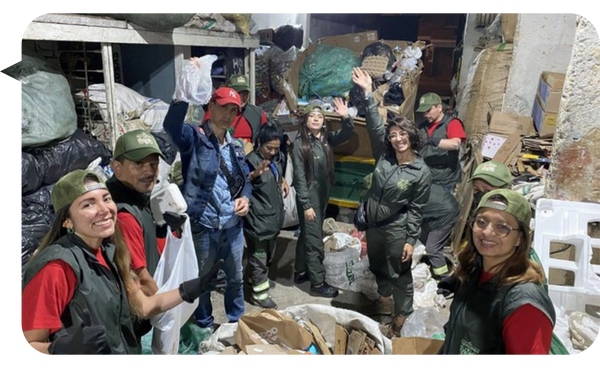 Sara Samaniego en acción