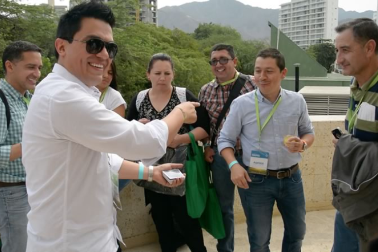 Evento empresarial con Germán Arciniegas como conferencista principal